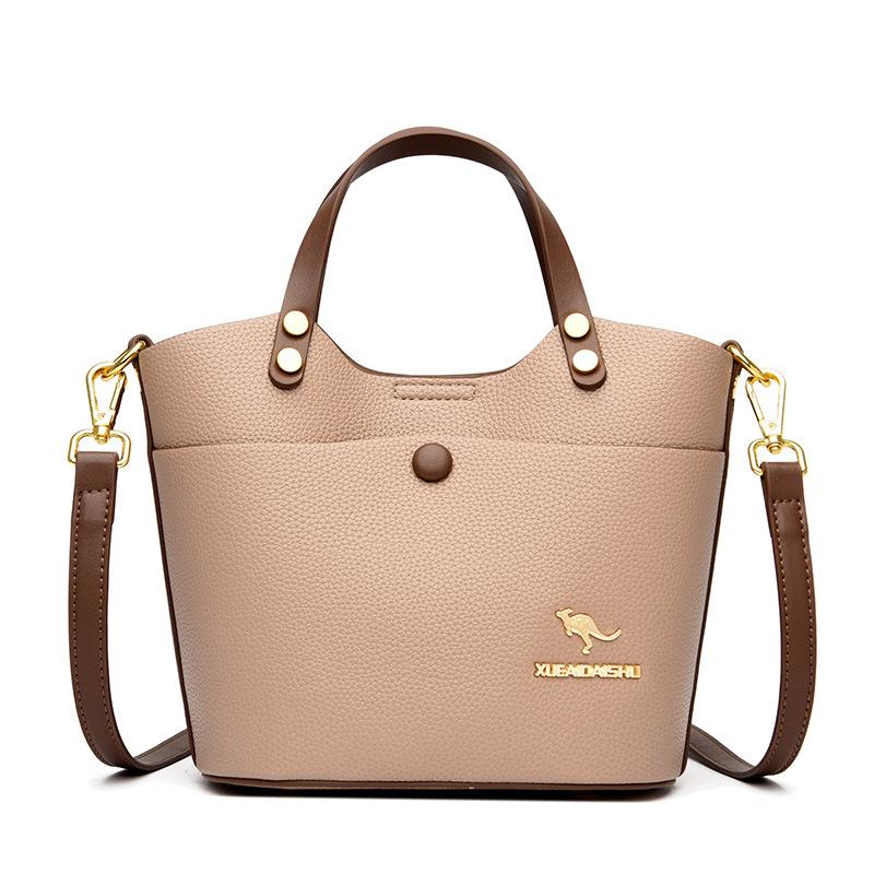 

Handbag Women s Urban Simple Fashion Lychee Pattern Women s Large Capacity Shoulder Crossbody Bag хакі