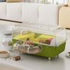Double Clear Hamster Cage Panoramic View Hamster Luxury Villa Pet Habitat  For Hamsters Hedgehogs