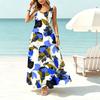Sleeveless Maxi Dress,Loose Fit Lightweight Beach Vacation Dress,Summer Casual Outing Wear,Ideal Inner Layer for Spring Autumn
