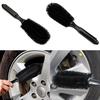Wheel Tire Rim Scrub Brush Car Truck Motorcycle Bike Washing Cleaning Tool Handy