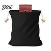 Sac de cueillette mains libres Sac de glanage pliable avec ceinture Toile et cuir PU Ceinture de taille réglable Pochette pour fruits et légumes Pliable