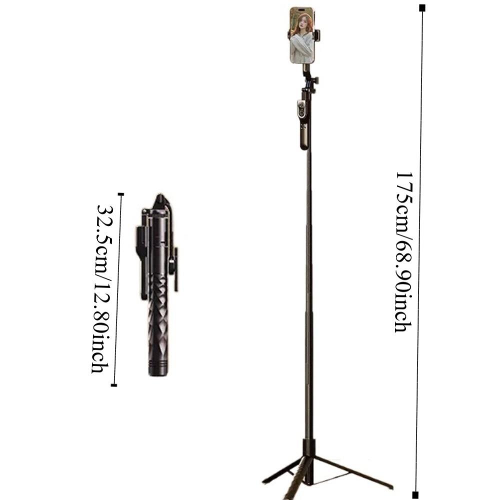 1.75m Telescopic Selfie Stick Adjustable Selfie Stick Tripod Bluetooth Selfie Stick  Home