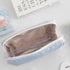 Solid Color Pen Bag Large Capacity Stationery Bag High Quality Pen Pouch  Gift