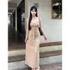 Pure Desire Style Sexy Lace Splicing Long-sleeved Dress Women's Autumn New Slim and Thin Dress
