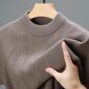 Men's 2024 Thickened Pure Wool Casual Knitwear Half-High Collar Sweater