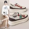 ZY1827 New Hollow Sandals Women's Summer Height Increase Breathable Thick-soled Casual Shoes White Shoes Versatile Women