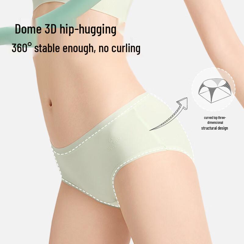 SecretWorld Women's 7A Antibacterial Cotton Underwear Multipack