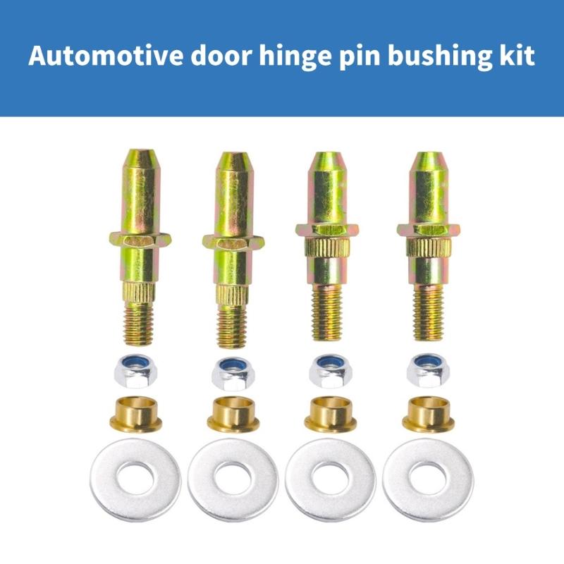 Truck Door Hinge Repair set with Pins & Bushings set Heavy Duty Door Hinge Pin & Bushing Repair Set Car Spare for Car