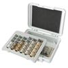 Carl Portable Cash Case Made Japan Coin Household Simple Safe Bill Storage White CX-003-W