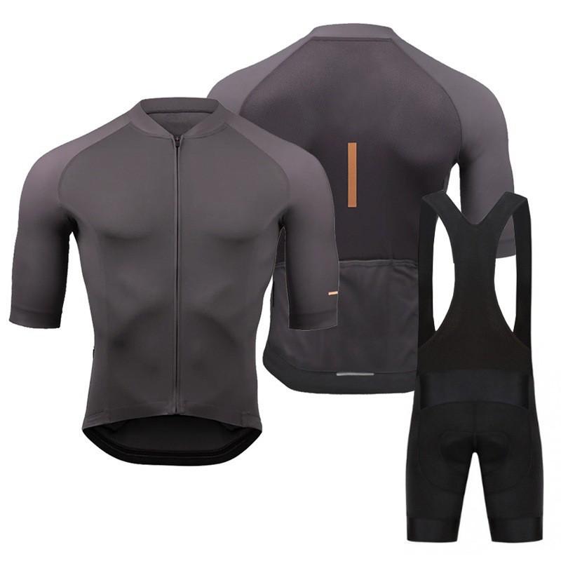 Men Women Cycling Jersey Shorts Set Breathable Bike Wear Road Running
