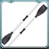 A65G-2 Piezas Aleación de Aluminio Desmontable Flotador Aflote Accesorios para Remos Barco Rafting Remo Canoa Remo de Barco Pala Hoja de Remo
