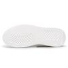 Men's Plus Size Korean Style Casual Cowhide Low-Top Lace-Up Sneakers - Trendy All-Season White Shoes
