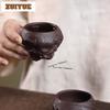 80ml Yixing Purple Clay Head Of The Dragon Teacup Ancient Tea Bowl Cute Cup Tea-tasting Smelling Cup Chazhan Master Cups Cha
