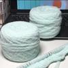 100g Neues flauschiges Mohairgarn Einfarbig Weiches Baumwollgarnknäuel Warm Mitteldick Strickschalgarn Strickpullover