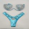 2020 Vibrant Sewn Diamond Bikini Swimwear