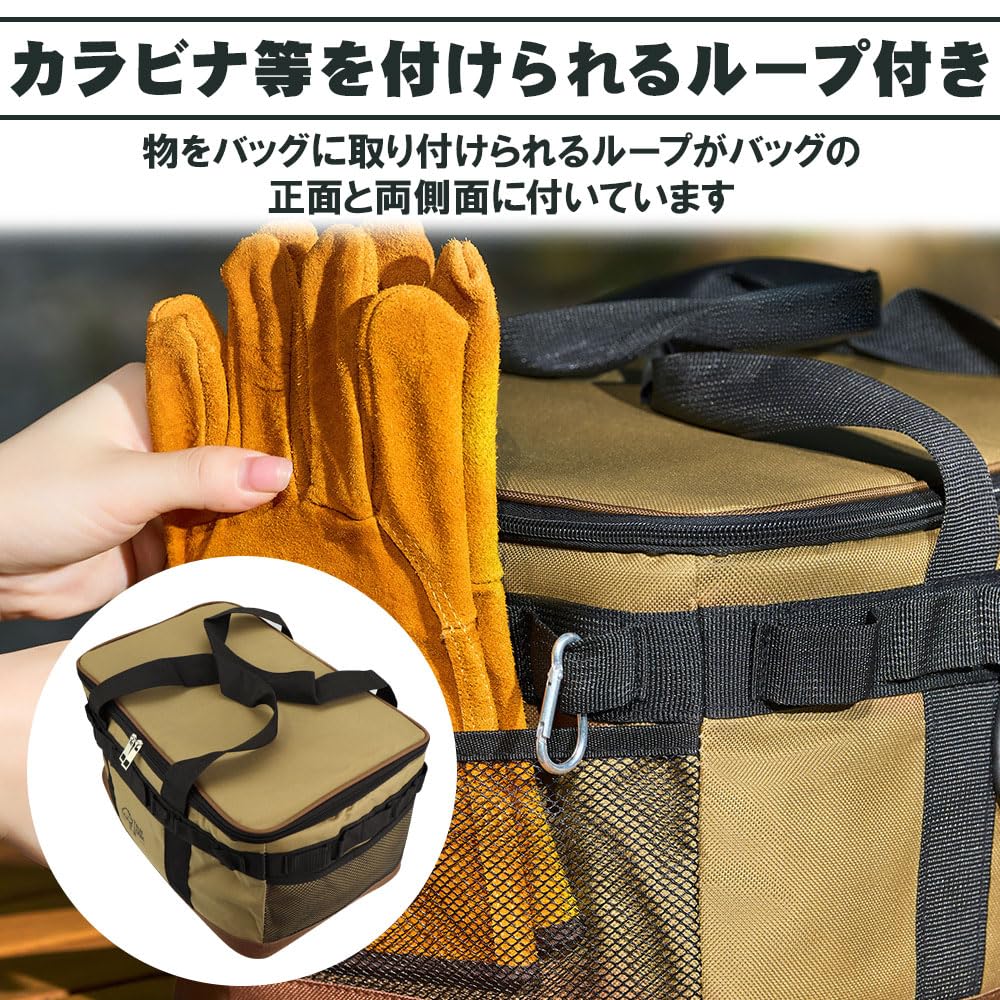 INDIGOLD Handheld Cooler Lunch Box Water Hanging Lightweight Design Bag, 23L, Holder, Repellent, Multi-Layered Construction, Durable, Belt, (Olive)