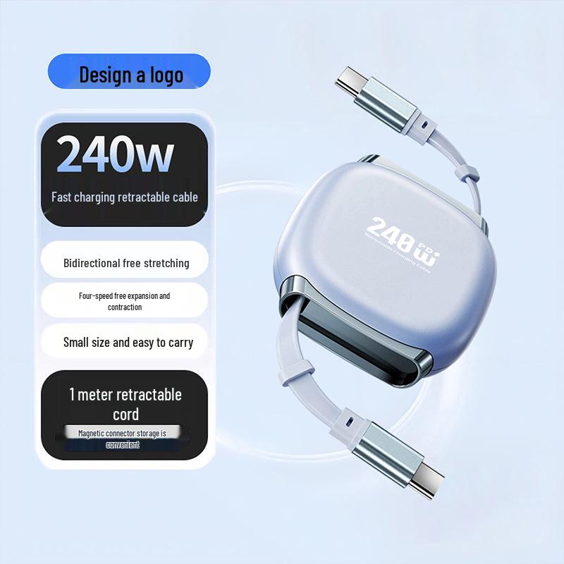 

240W Super Fast Charging Type-C Data Cable for Apple Mobile Phones 1m (Bare Cable)