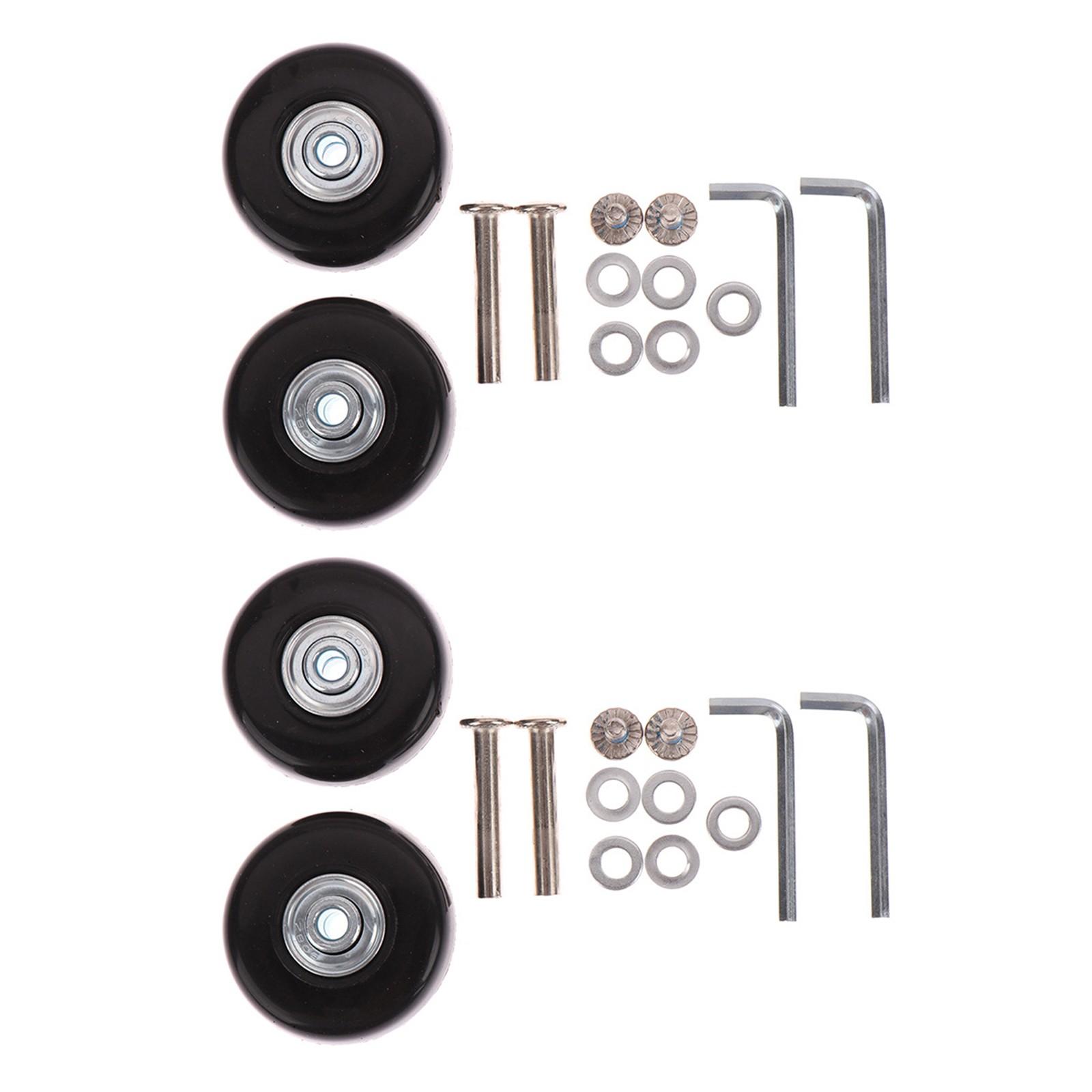 

Колесо для бесшумной тележки для багажа 50 мм*18 мм чёрный