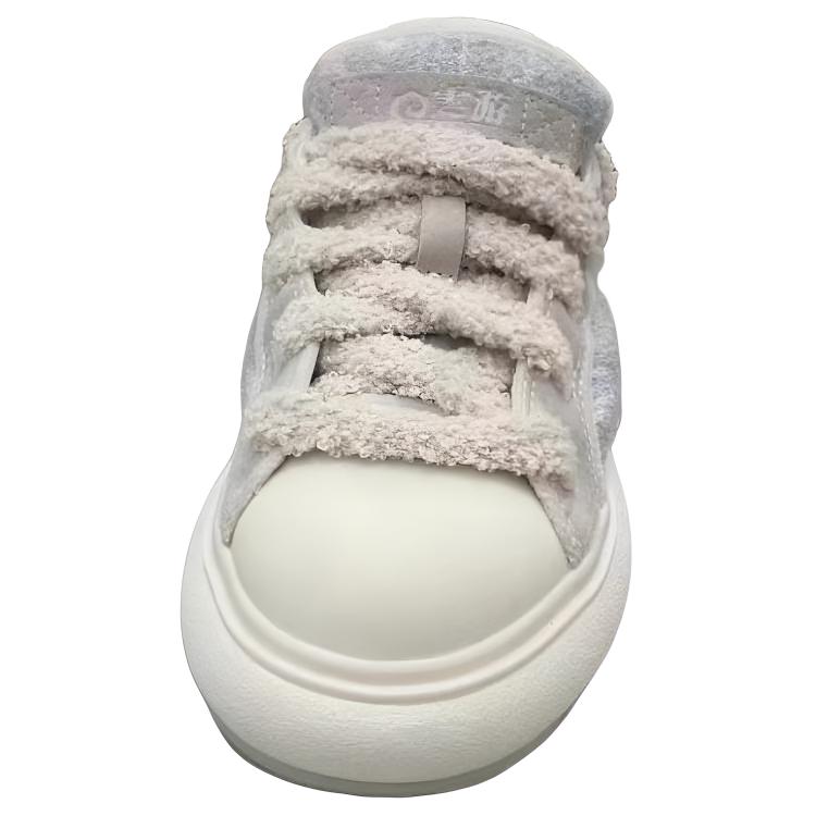 Li Ning Cloud Travel C4D Comfortable Shock Absorbing Wear Resistant Low Top Skate Shoes Women Skate Shoes Light-Blue Purple AZGT090-18