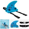 Flotteur dorsal en forme de nageoire de poisson portable Entraîneur de natation de sécurité avec sangles réglables Flotteur de natation pour tout-petits et enfants