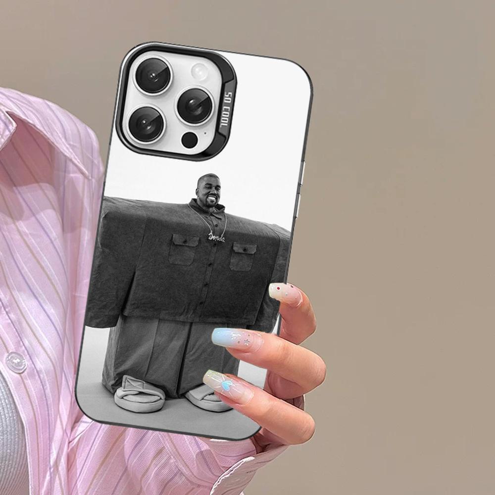 

Funny Rapper K-Kanyes West Ye Phone Case For iPhone 16 15 14 13 12 11 Pro Max X XR XSMAX Matte Shockproof Back Cover iPhone 15