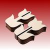 20pcs Wooden Tulip Shapes, Ideal for DIY Crafts, 3D Paintable Floral Decorations, Light Beige Natural Wood, Perfect for Spring Home Decor