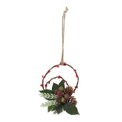 Weihnachts-Hänge-Dekokranz Handgefertigt Einzigartig Tannenzapfen Wanddekoration für Geburtstag Feiertag Raumdekorationen