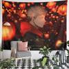 Charming Jujutsu Kaisen Wall Decor, Classic Red Charming Look, Great Fit for Living Room Sofa and TV Area with Warm with Flair with Calm Mood