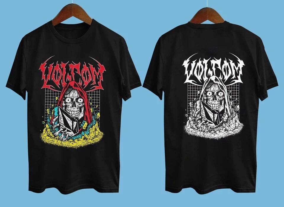 Volcom Skate Vitals Crypt Ripper Short Sleeve Black All size Shirt AM01 4XL