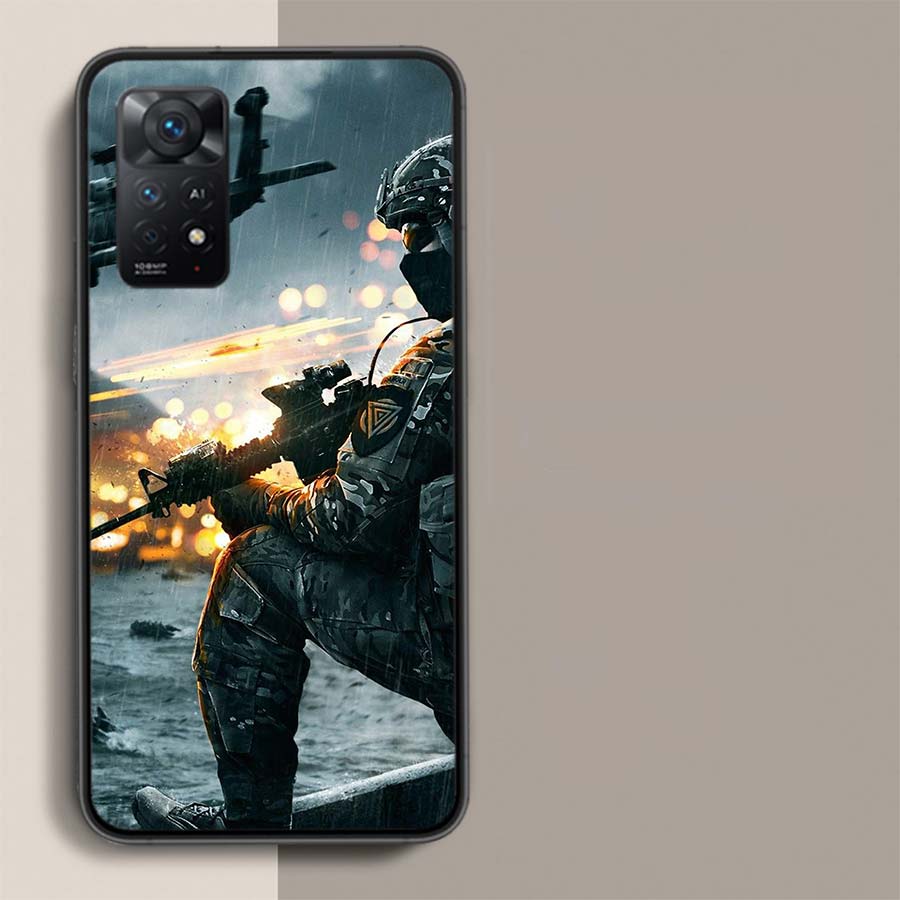Power Army Soldier Phone Case For Redmi Note 14+ 13 Pro Plus 14C 13C 12C 12 10A 10C 10 9 8 9A 9C 9T 8A 7 Pro Xiaomi Capa Cover C