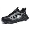 Men's Four-Season Breathable Safety Shoes, Anti-Impact, Anti-Puncture, Wear-Resistant Safety Work Shoes