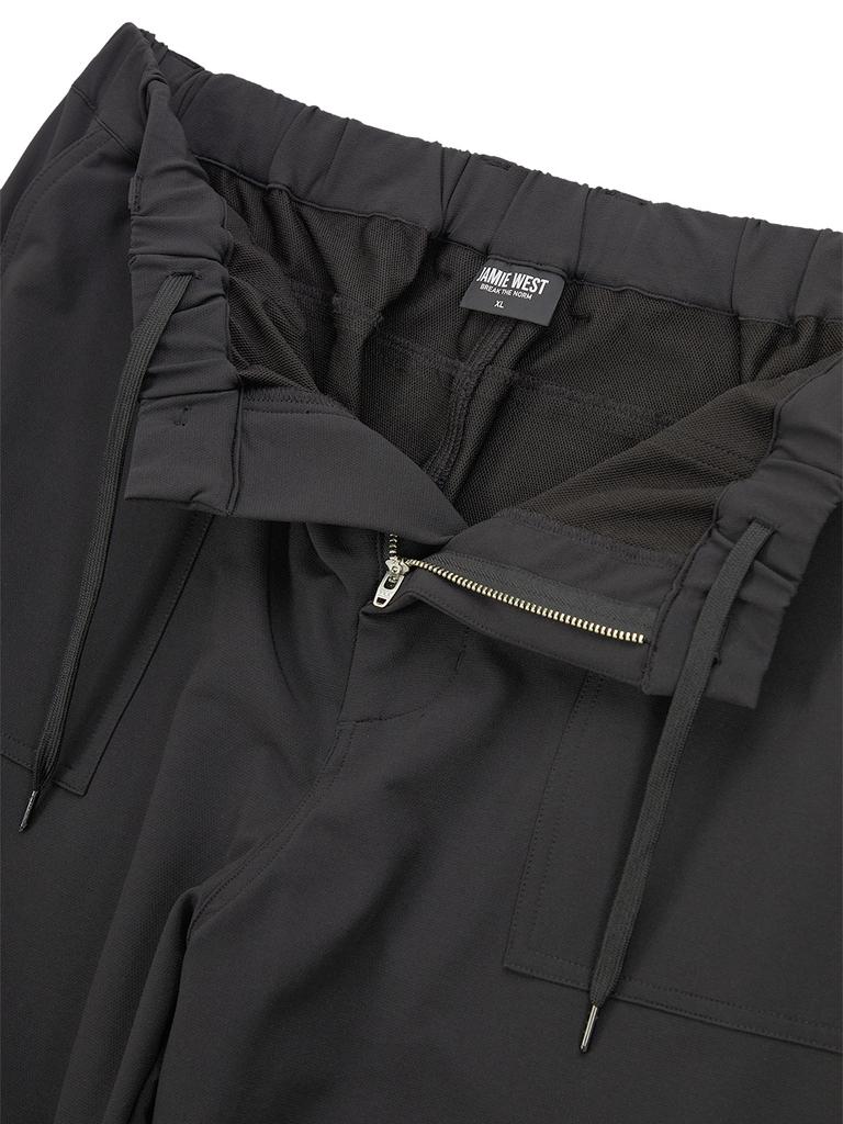Jeimiweseuteu Nylon Carpenter Pants (Black)