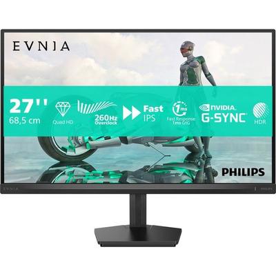 Gaming PC Monitor - PHILIPS - 27'' - 4K/FHD - 160Hz/320Hz - HP - Fast IPS Panel - 0.5ms - Height Adjustable - 27M2N3800A/00