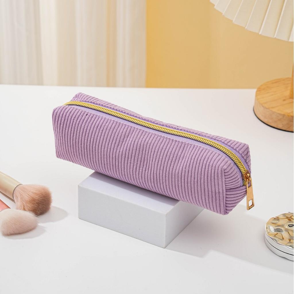 Corduroy Pencil Pouch for School and Supplies