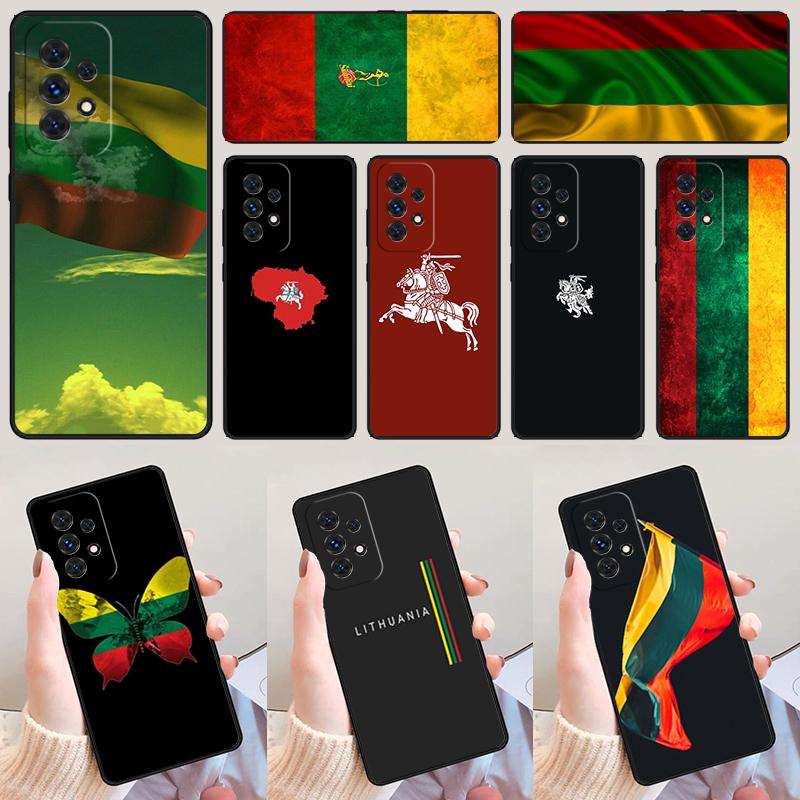 Lithuania Flag Lithuanian Phone Case For Samsung Galaxy A42 A31 A40 A51 A71 A32 A80 A91 A52 A72 A20e A21S A50 A70 A11 A12 Cover