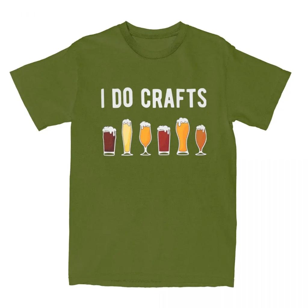 I Do Crafts Beer Lover Shirt Merchandise Men Women  Vintage Home Brewing T-shirt Short Sleeve Tops New Arrival