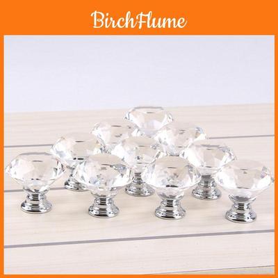 Elegant Und Zeitlos 10 Stück Kristallglas Schrankknopf Mit Diamantform Für Schubladen