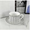 European Retro Light Luxury Ceramic Coffee Cup Home Bone China Cup And Saucer Set English Afternoon Tea Creative Teacup Cup Gift