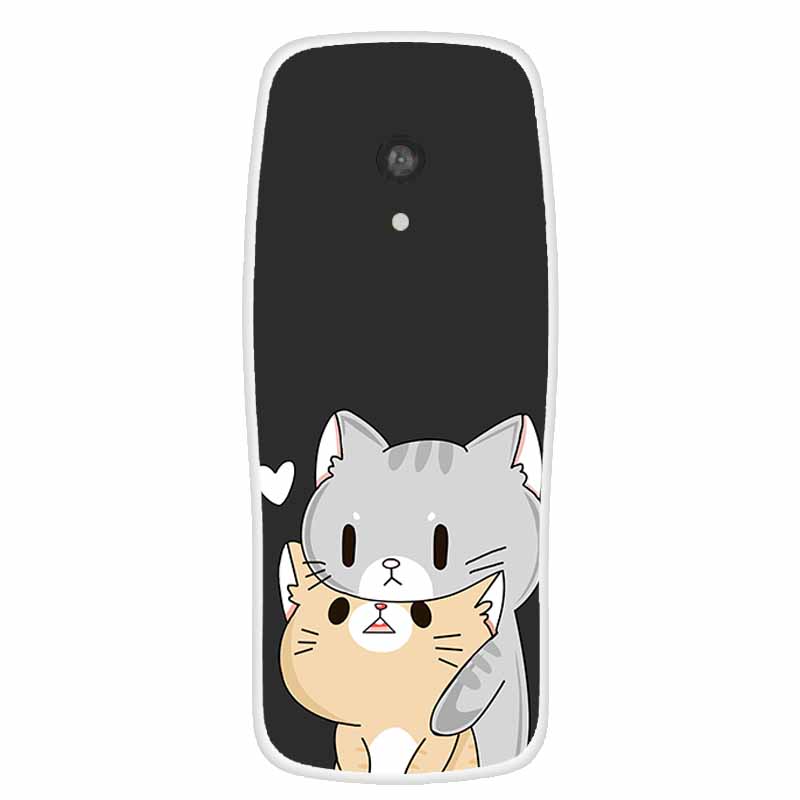 For Nokia 3210 4G 2024 2.4"Cases Clear TPU Soft Silicone Phone Cover for Nokia 3210 TA-1618 Protective Back Shells Cartoon Print