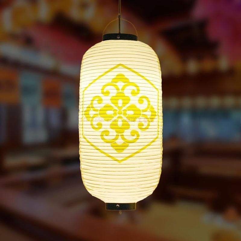 Japanese Style 25x50cm PVC Waterproof Lantern Sushi Ramen Izakaya Korean Cuisine Restaurant Pub Decor Hanging Lantern Outdoor
