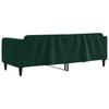 Vidaxl Sofa With Sleeping Function, Dark Green, 80X200Cm, Upholstered In Velvet