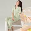 Women's Summer Cotton Short Sleeve & Long Pants Casual Home Wear