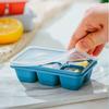Lid Six Grids Easy To Demold Homemade Frozen Ice Cube Ice Tray Ice-Making Box Ice Mold Cube Mold
