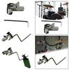 Drum Cymbal Stand Drum Set Clamp Metal Jazz Drum Cymbal Bracket Cymbal Arm Stand Drum Extension Clamp Cymbal Booming Arm Parts