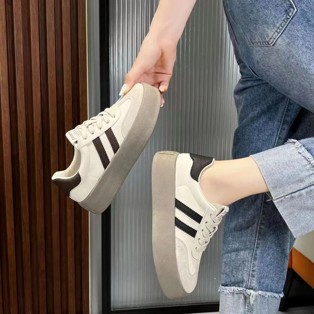 Platform soled German training shoes women's 2026 spring and autumn new versatile sports retro casual shoes women's shoes