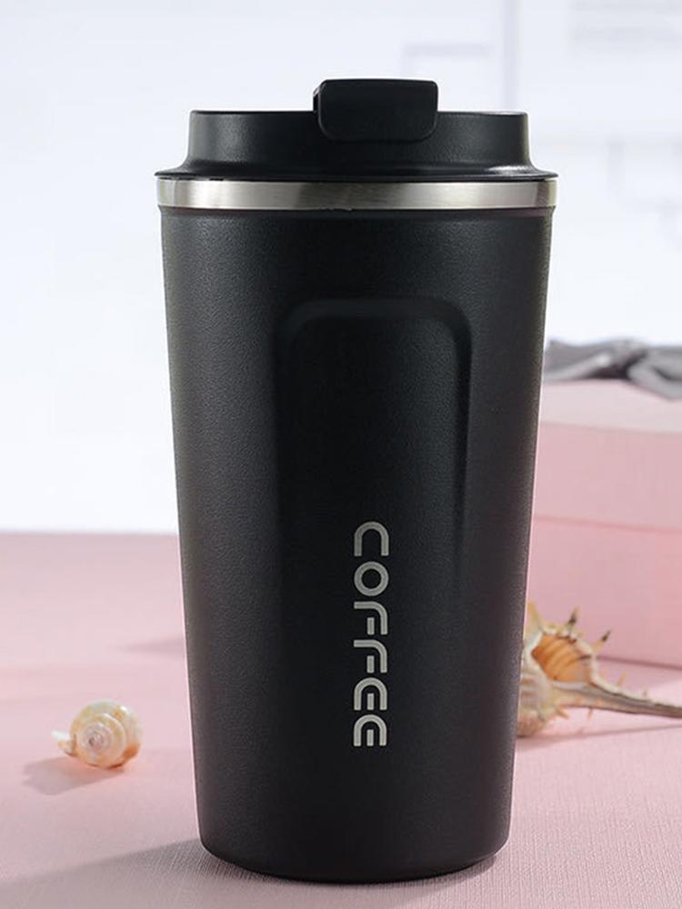 510ml Double Stainless Steel Coffee Thermal Mug With Lid Thermos Bottle Car Vacuum Flask Milk Juice Water Bottle Gift Cup