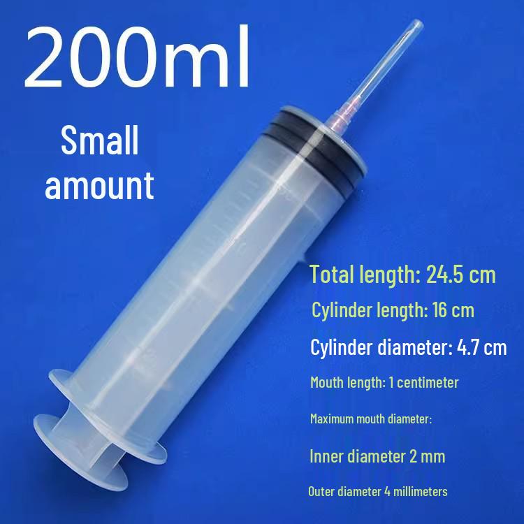 500ml Large Capacity Plastic Syringe for Adhesive Dispensing, Feeding, or Enema Use