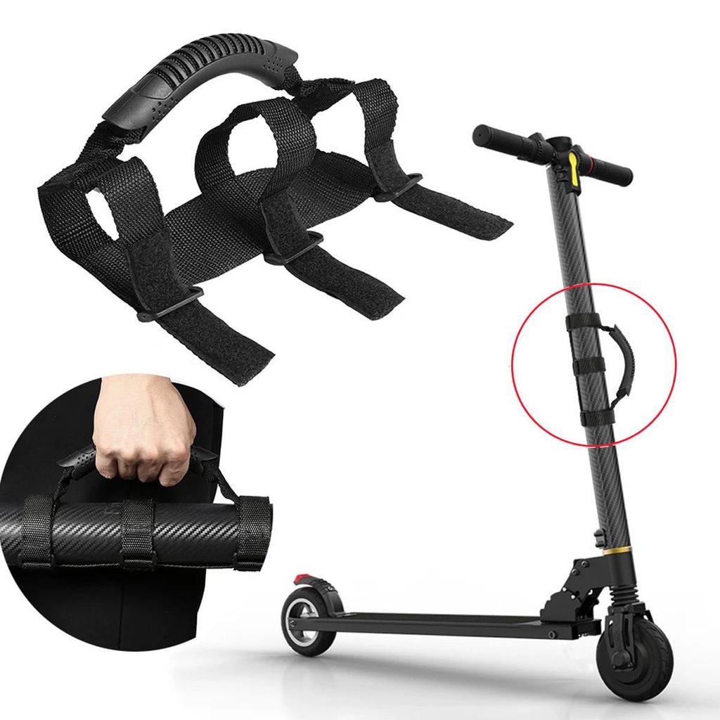 M365 Universal Electric Scooter Nylon Carry Handle and Straps, Portable Folding Pole Accessories