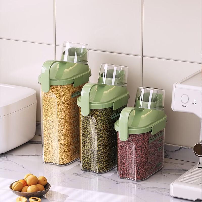 ZISIZ Plastic Sealed Storage Jar