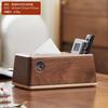 Multifunctional tissue box desktop home living room high-looking creative tissue box light luxury high-end coffee table storage box